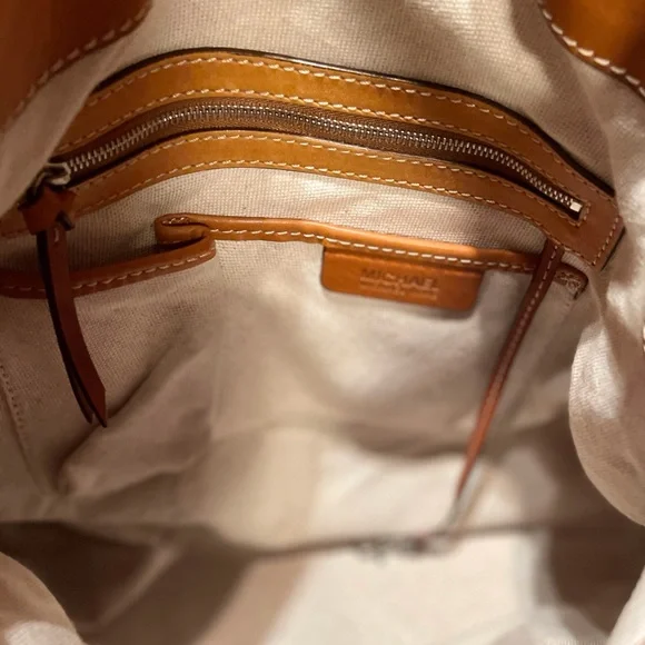 Michael Kors Astor Studded Shoulder Handbag USED - Picture 13 of 16